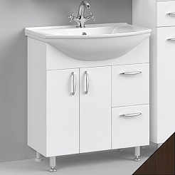 Водолей Мебель для ванной Колумбия 75 R венге – фотография-2